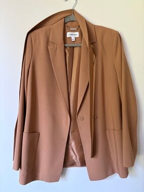 Calvin Klein Tan Camel Blazer